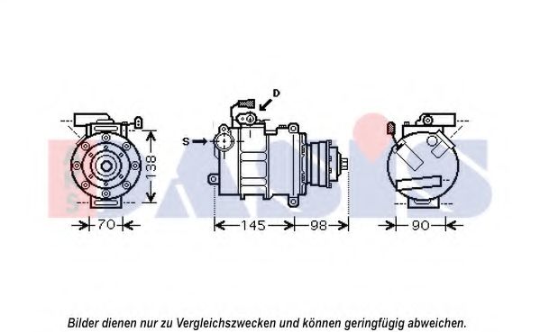 Компрессор, кондиционер AKS DASIS 852535N