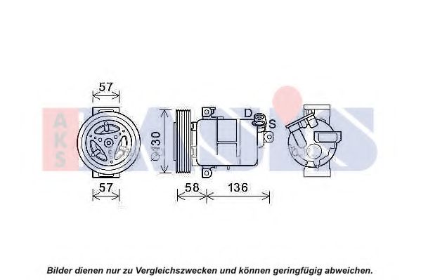 Компрессор, кондиционер AKS DASIS 852806N