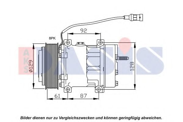 Компрессор, кондиционер AKS DASIS 852799N