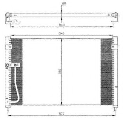 Конденсатор, кондиционер GERI 825346