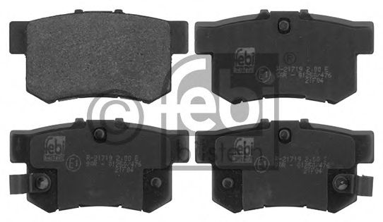 Комплект тормозных колодок, дисковый тормоз FEBI BILSTEIN 16873