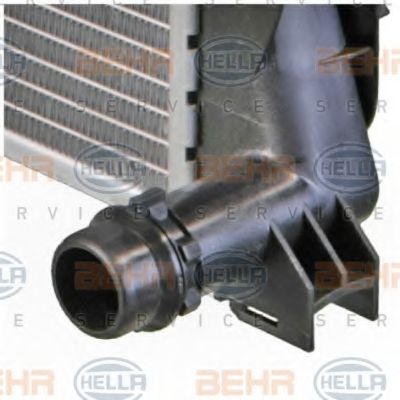 Радиатор, охлаждение двигателя BEHR HELLA SERVICE 8MK376715341