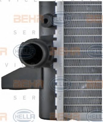 Радиатор, охлаждение двигателя BEHR HELLA SERVICE 8MK376717751