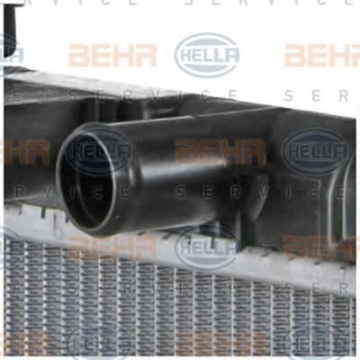 Радиатор, охлаждение двигателя BEHR HELLA SERVICE 8MK376718431