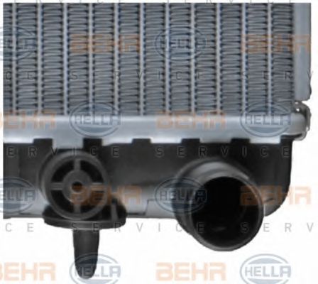 Радиатор, охлаждение двигателя BEHR HELLA SERVICE 8MK376718611