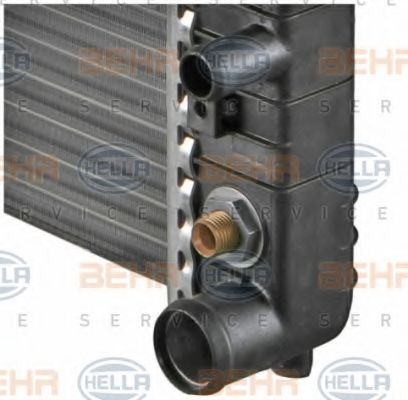 Радиатор, охлаждение двигателя BEHR HELLA SERVICE 8MK376721101