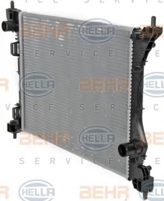 Радиатор, охлаждение двигателя BEHR HELLA SERVICE 8MK376900011