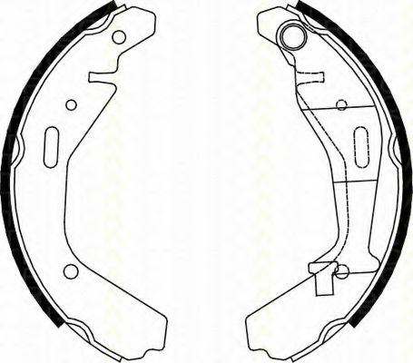 Комплект тормозных колодок TRISCAN 8100 10024