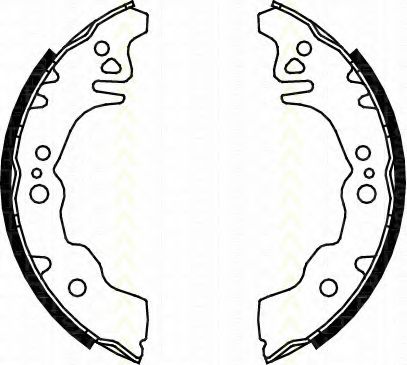 Комплект тормозных колодок TRISCAN 8100 10027