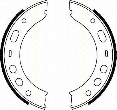 Комплект тормозных колодок, стояночная тормозная система TRISCAN 8100 20002