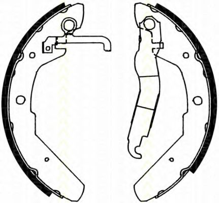 Комплект тормозных колодок TRISCAN 8100 29370