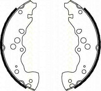 Комплект тормозных колодок TRISCAN 8100 69003