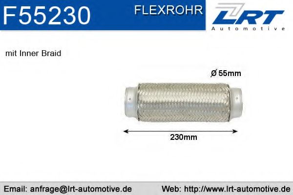 Гофрированная труба, выхлопная система LRT F55230