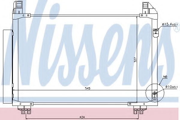 Конденсатор, кондиционер NISSENS 940131