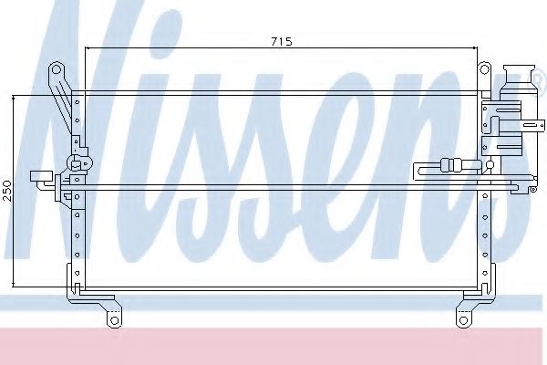Конденсатор, кондиционер NISSENS 94320