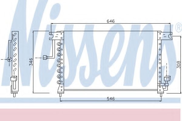 Конденсатор, кондиционер NISSENS 94348