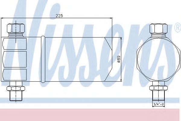 Осушитель, кондиционер NISSENS 95115