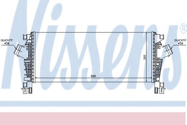 Интеркулер NISSENS 96555