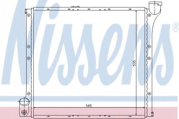Радиатор, охлаждение двигателя ARD 311181