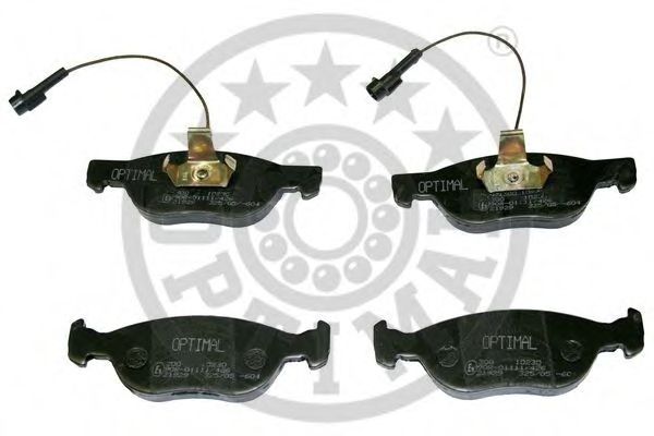 Комплект тормозных колодок, дисковый тормоз OPTIMAL 10230