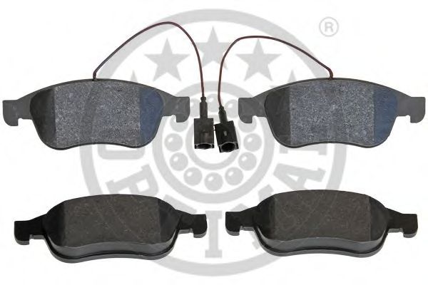 Комплект тормозных колодок, дисковый тормоз OPTIMAL 12404