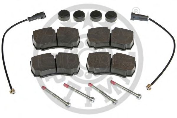 Комплект тормозных колодок, дисковый тормоз OPTIMAL 12436