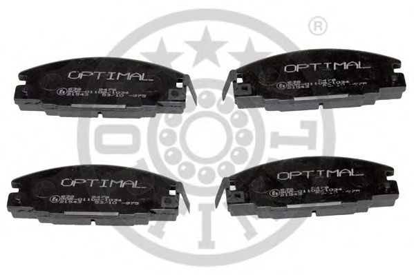 Комплект тормозных колодок, дисковый тормоз OPTIMAL 9479