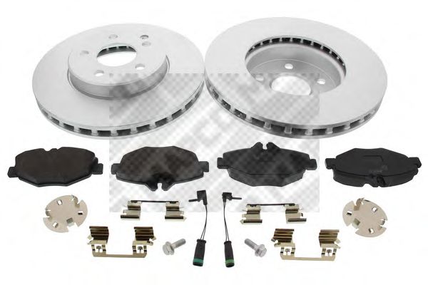 Комплект тормозов, дисковый тормозной механизм MAPCO 47810HPS