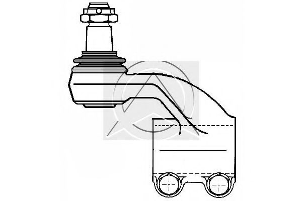 Наконечник поперечной рулевой тяги SIDEM 62432