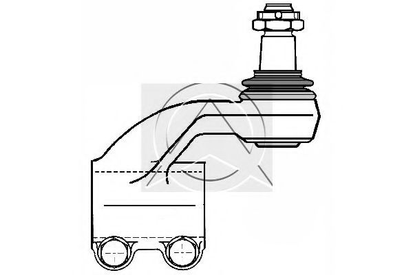 Наконечник поперечной рулевой тяги SIDEM 62433