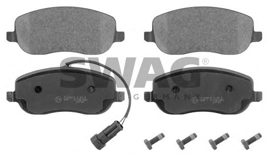 Комплект тормозных колодок, дисковый тормоз SWAG 70 91 6854