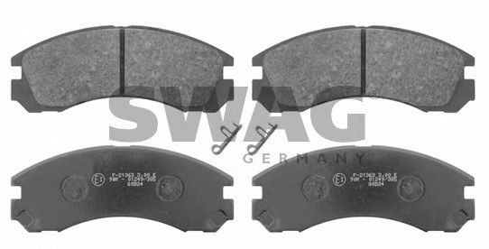 Комплект тормозных колодок, дисковый тормоз SWAG 80 91 6646