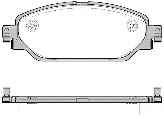 Комплект тормозных колодок, дисковый тормоз ROADHOUSE 25567