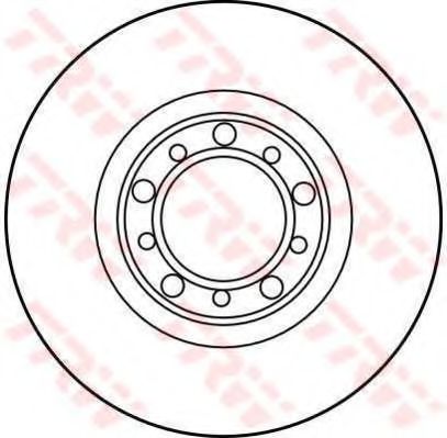 Тормозной диск TRW DF1545