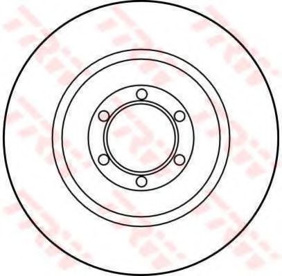 Тормозной диск TRW DF1715