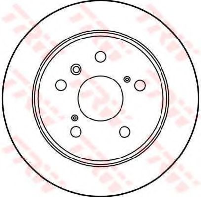 Тормозной диск TRW DF2661