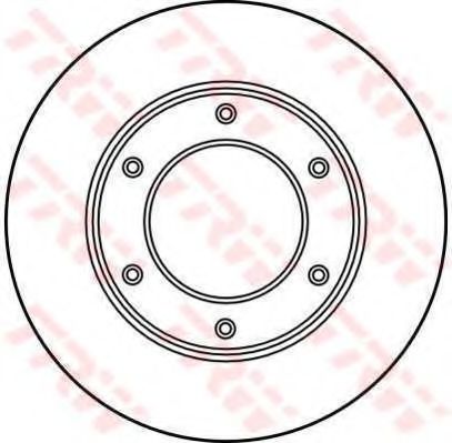Тормозной диск TRW DF3027