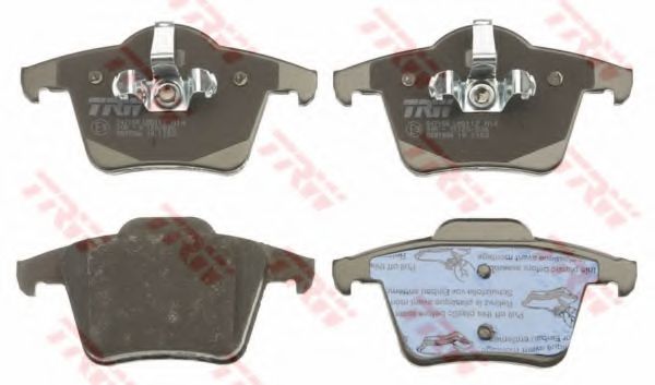 Комплект тормозных колодок, дисковый тормоз TRW 24011