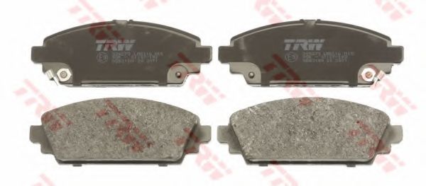 Комплект тормозных колодок, дисковый тормоз TRW 23529