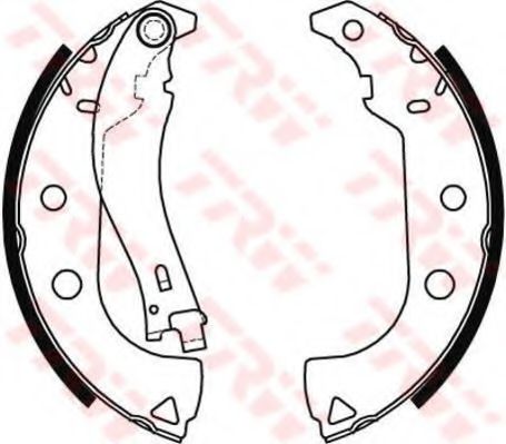 Комплект тормозных колодок TRW GS8484