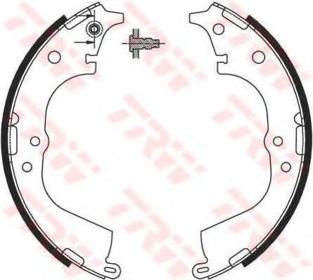 Комплект тормозных колодок TRW GS8693