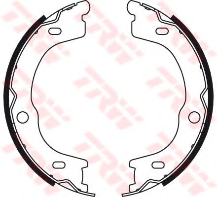 Комплект тормозных колодок, стояночная тормозная система TRW GS8784