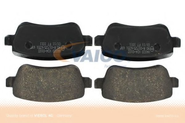 Комплект тормозных колодок, дисковый тормоз VAICO V24-0103