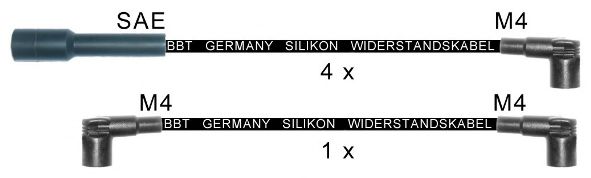 Комплект проводов зажигания BBT ZK367