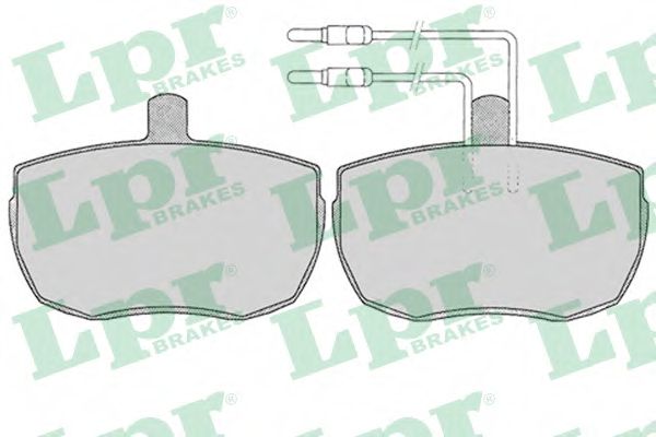 Комплект тормозных колодок, дисковый тормоз LPR 05P013