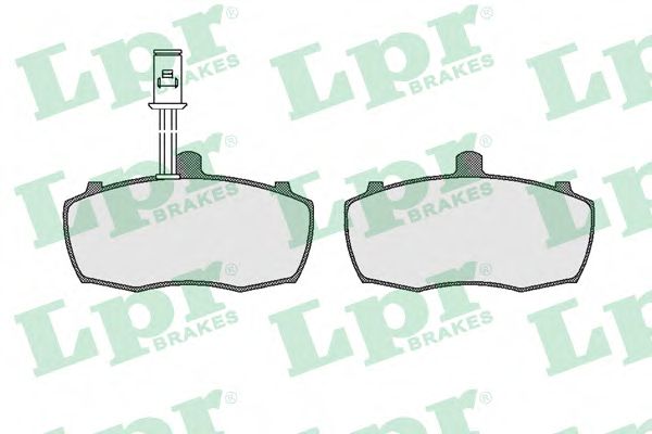 Комплект тормозных колодок, дисковый тормоз LPR 05P1830