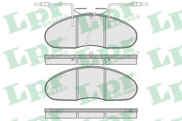 Комплект тормозных колодок, дисковый тормоз LPR 05P976