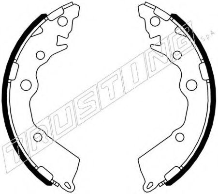 Комплект тормозных колодок TRUSTING 049.175