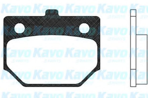 Комплект тормозных колодок, дисковый тормоз KAVO PARTS BP-1512