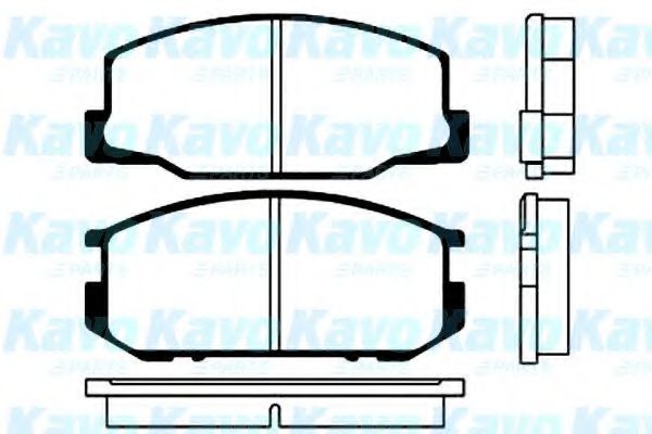 Комплект тормозных колодок, дисковый тормоз KAVO PARTS BP-9004